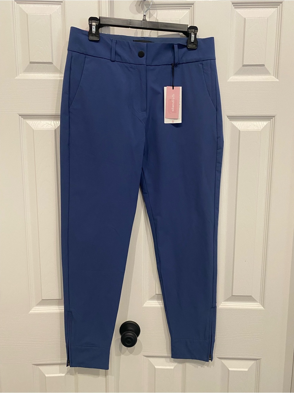 New! Abendroth Peggy womens golf pants joggers blue size 10 performance